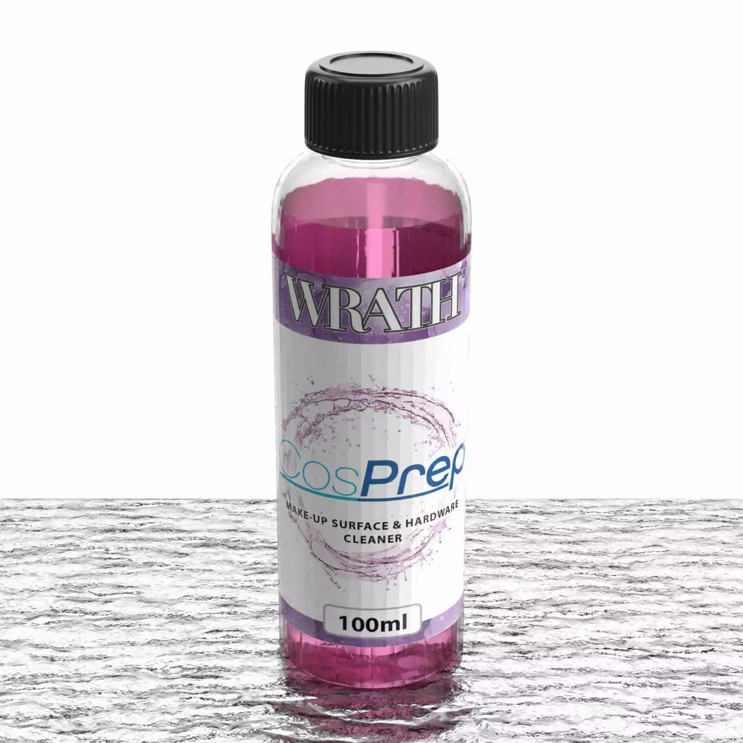 WRATH CosPrep™ - Make-up Surface & Hardware Sanitiser Removers & Solvents
