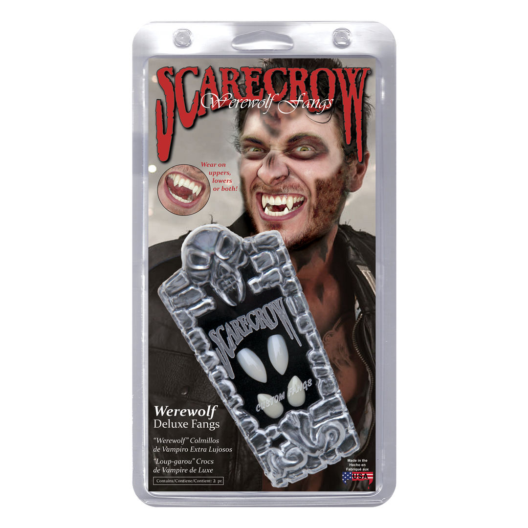 Teeth & Fangs Scarecrow Custom Werewolf Deluxe Fangs