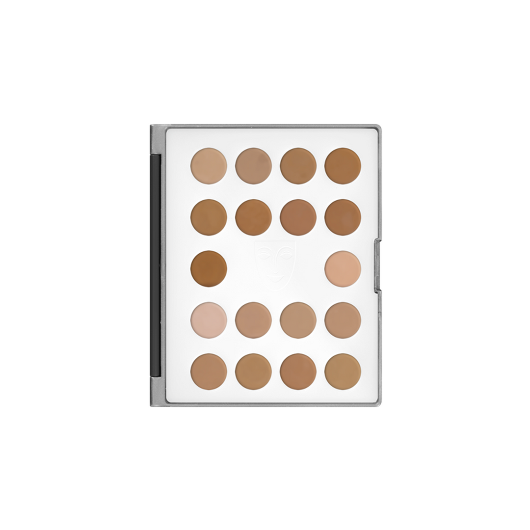Kryolan HD Cream Micro Foundation Mini Palette - No. 1