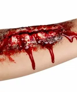Smiffy's Prosthetics Make-up FX Prosthetic Open Wound Scar