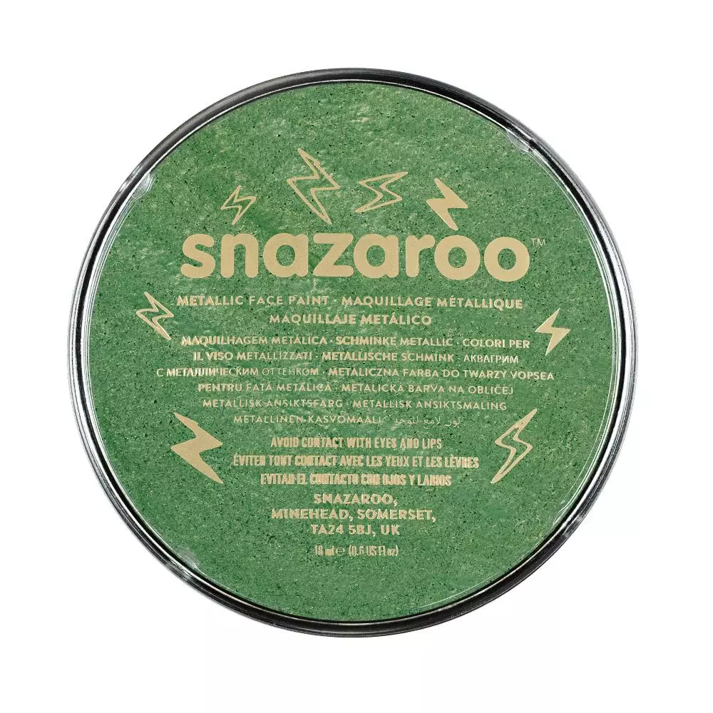 Snazaroo Face & Body Paint - Metallic Colours Water Based