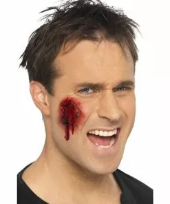 Smiffy's Make-up FX Prosthetic Gory Wounds Set Prosthetics