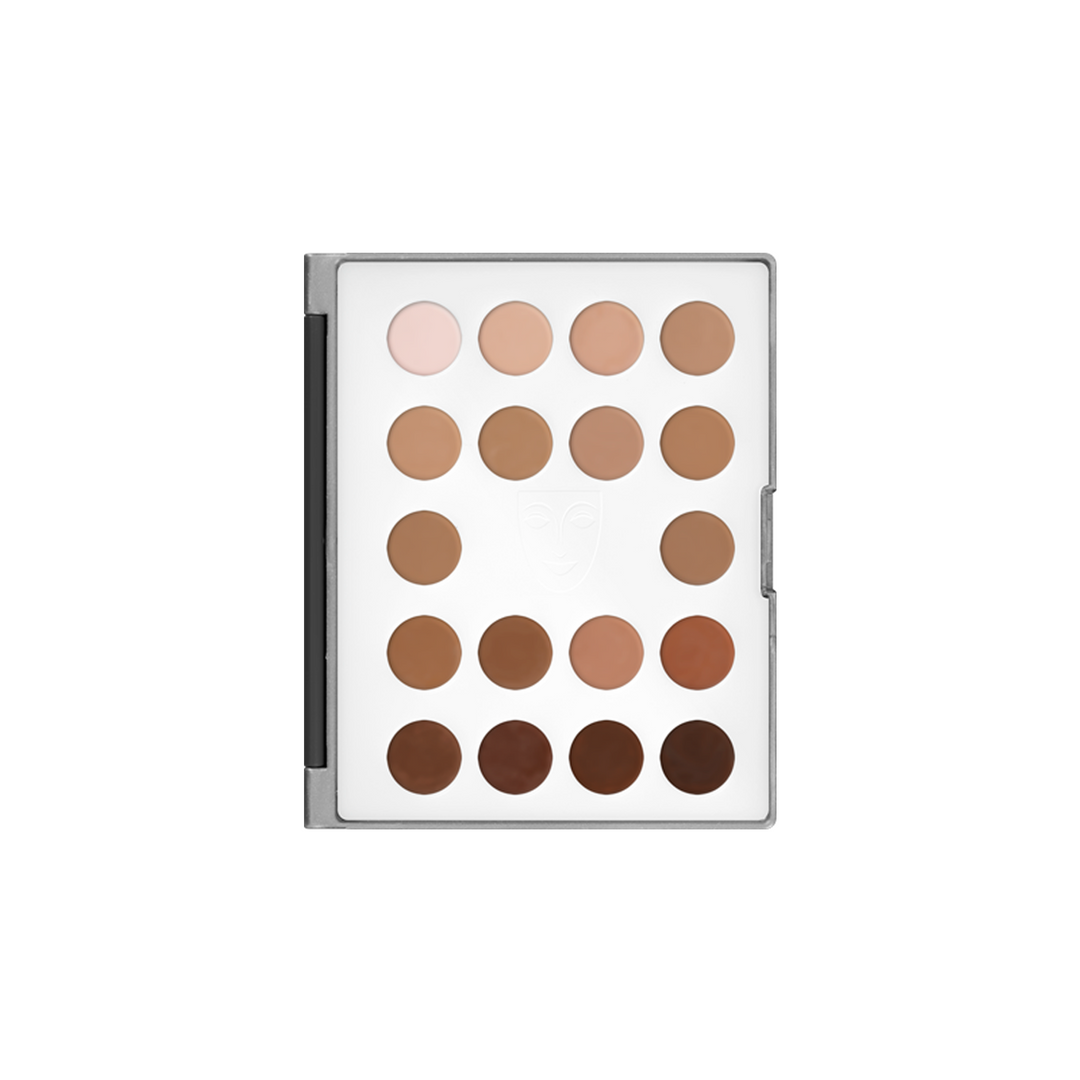 Kryolan HD Cream Micro Foundation Mini Palette - No. 3