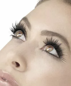 Smiffy's Fever False Eyelashes - Black Flutter