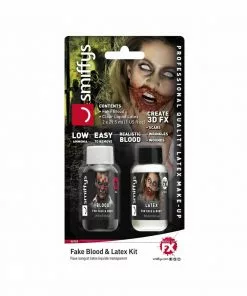 Smiffy's Smiffys Fake Blood & Liquid Latex Set Artificial Bloods