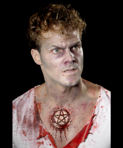 Smiffy's Make-up FX Latex Pentagram Scar Prosthetic Prosthetics