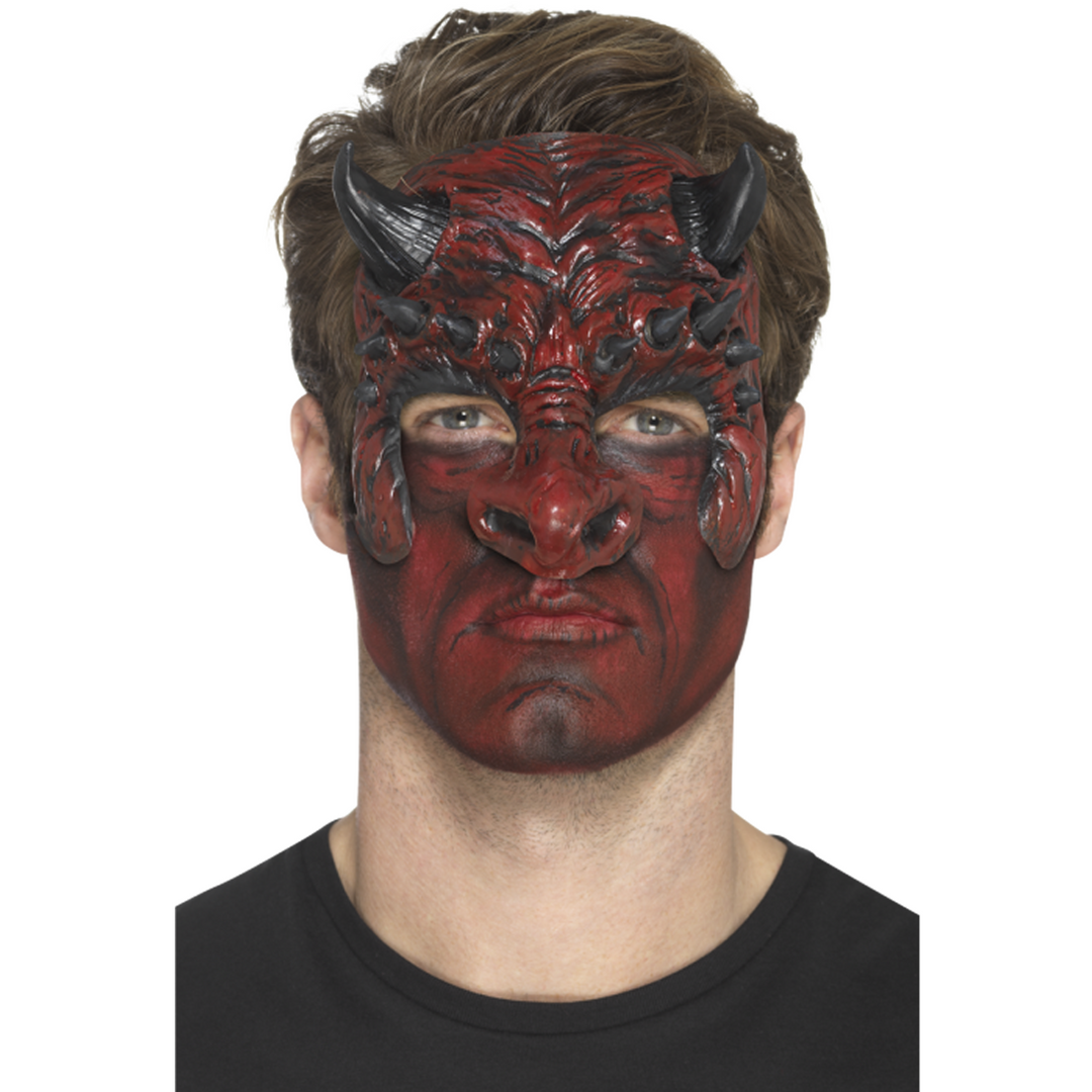 Smiffy's Make-up FX Foam Latex Devil Head Prosthetic