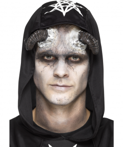 Smiffy's Make-up FX Demon Horns - Latex Prosthetics