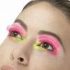 Smiffy's Fever False Eyelashes - Neon Pink