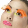 Smiffy's Fever False Eyelashes - Polka Dot Neon Orange