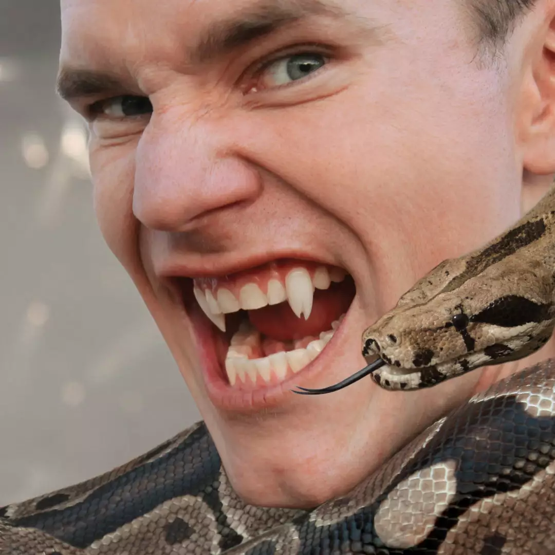 Teeth & Fangs Scarecrow Custom Viper Split Deluxe Vampire Fangs