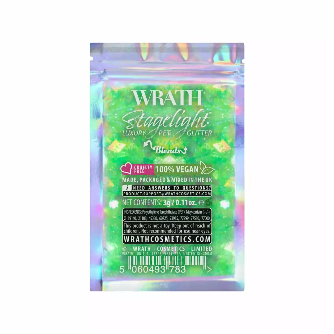 WRATH Stagelight Glitter Blends - Chunky, Shapes & Fine Glitter