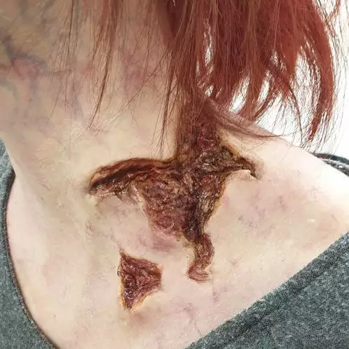 Prosthetics Monster FX Encapsulated Silicone Prosthetic - Animal Bite Wound