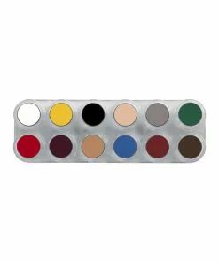 FX Colour Palettes Grimas Pure Crème 12 Colour Face Paint Palette - B