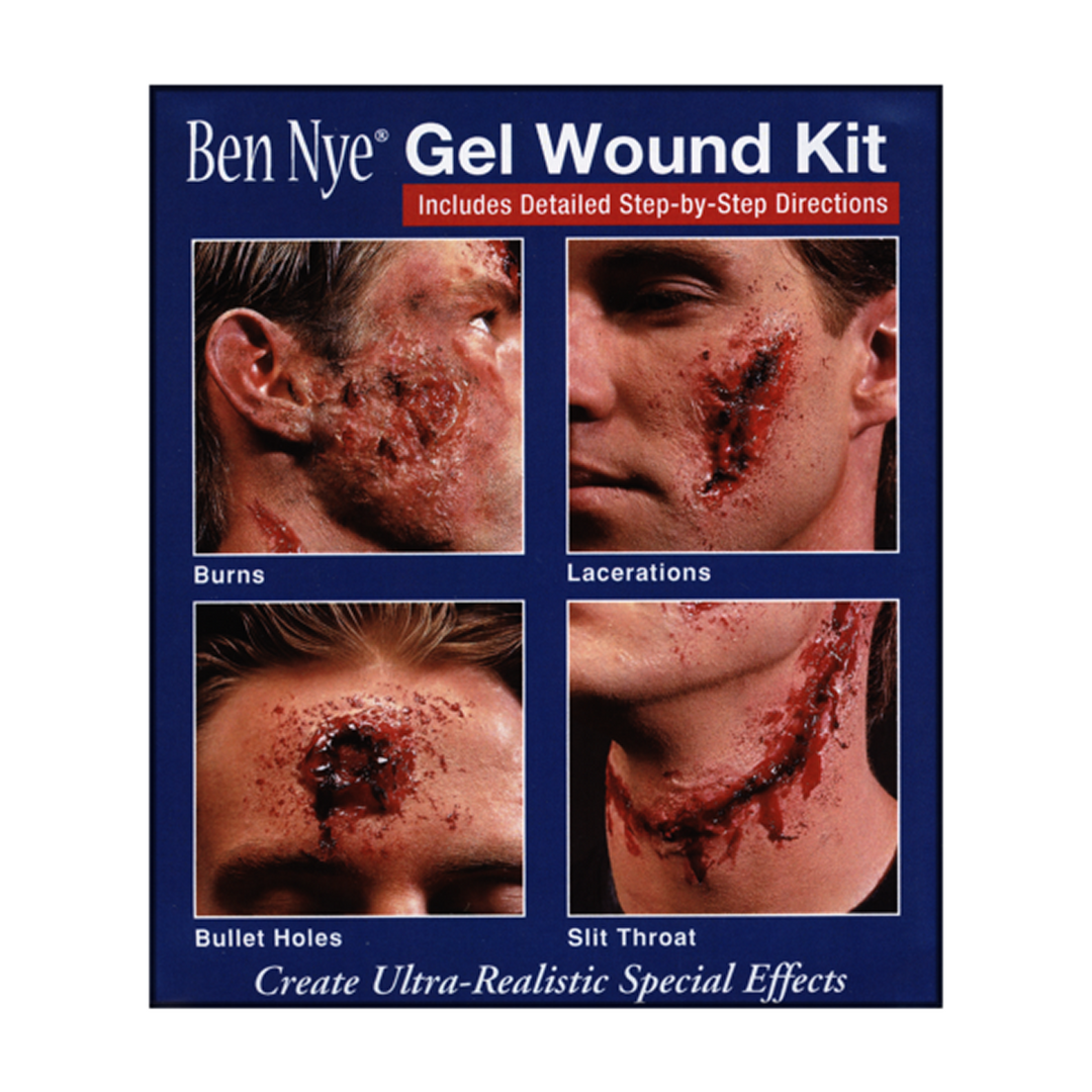Gelatine & Foam Ben Nye Gel Wound Kit - Pro Gelatine Set
