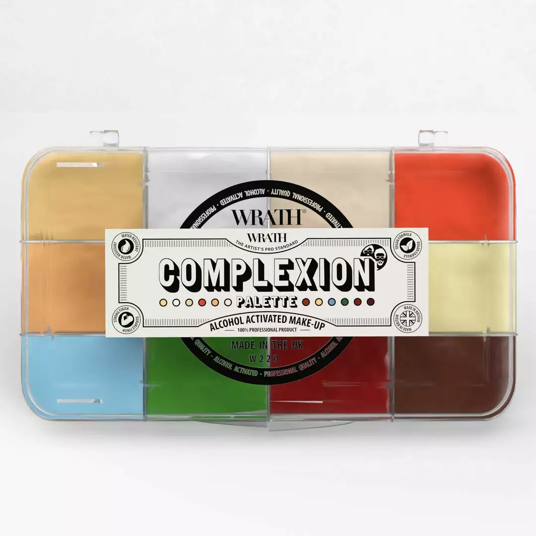 WRATH AA WRATH Alcohol Activated Make-up 12 Palette With Activator - Complexion