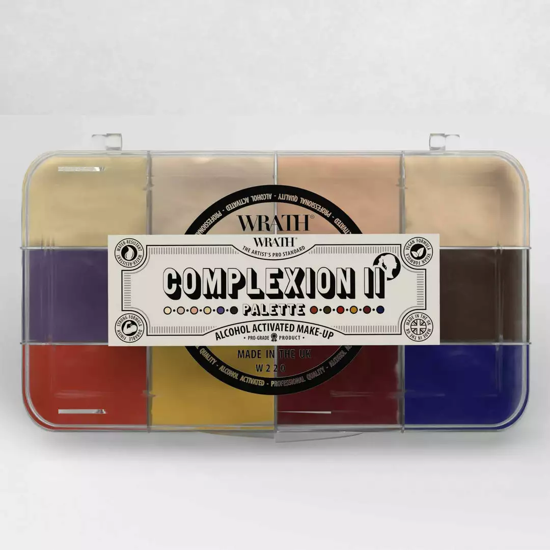 WRATH AA WRATH Alcohol Activated Make-up 12 Palette With Activator - Complexion II FX Colour Palettes