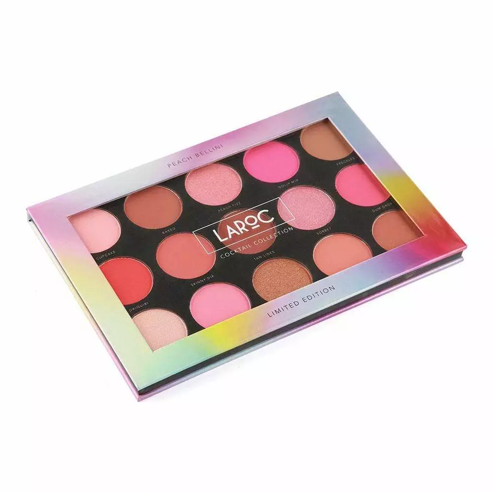 LaRoc Cocktail Eyeshadow 15 Palette - Peach Belline Eyeshadow Palettes