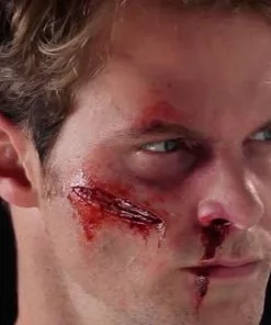 Smiffy's Make-up FX Hyper-Realistic Water Transfer Wound - Cut & Slashed Prosthetics