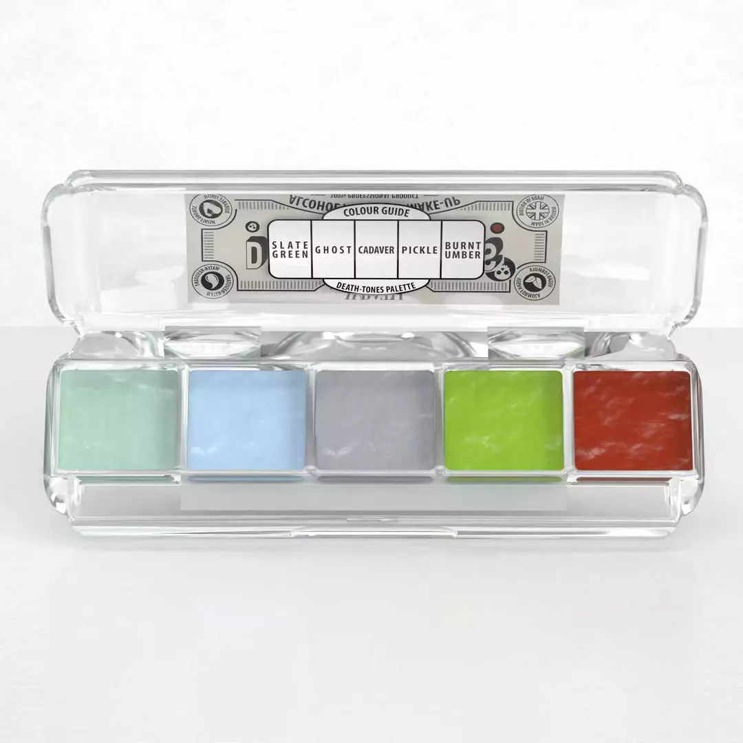 WRATH AA WRATH Alcohol Activated Make-up 5 Palette - Death-tones