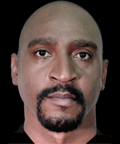 Woochie Latex Prosthetic Dark Brown Bald Cap