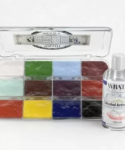 WRATH AA FX Colour Palettes WRATH Alcohol Activated Make-up 12 Palette With Activator - Flesh-Eater