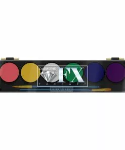 Diamond FX Face & Body Paint Metallic 6 Colour Palette