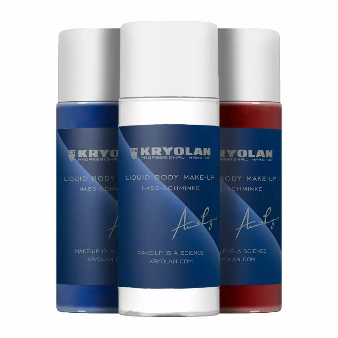Kryolan Liquid Body Make-Up - Face & Body Paint Water Based