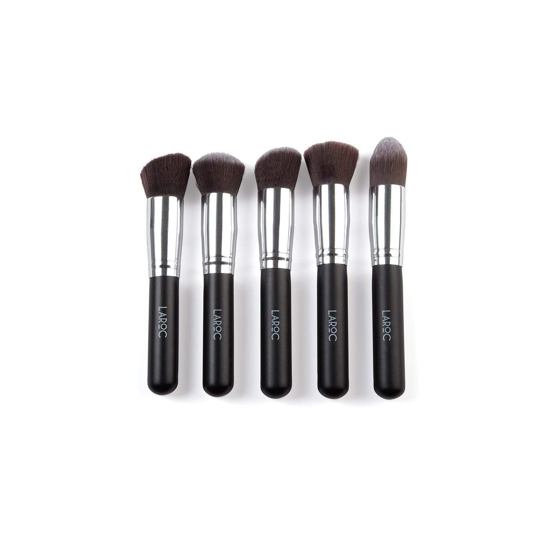 LaRoc 10 Piece Kabuki Makeup Brush Set