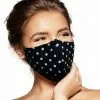 Pebbles Of Leeds Pebbles Handmade Contoured Cotton Face Mask - Polka Dot Face Masks