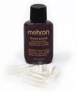 Artificial Bloods Mehron Stage Blood With Capsules