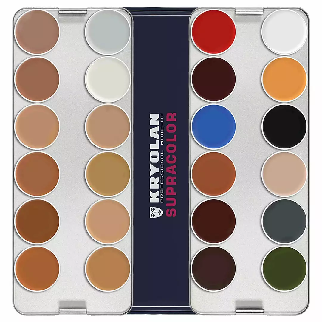 Kryolan SUPRACOLOR 24 Palette - Face & Body Paint - N