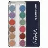 Kryolan AQUACOLOR 12 Palette - Face & Body Paint - P