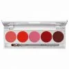 Kryolan Lip Colour 5 Palette - Cream Lipstick & Blusher - Performance