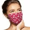 Pebbles Of Leeds Face Masks Pebbles Handmade Pleated Cotton Face Mask - Pink Flamingos