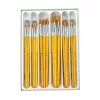 Royal & Langnickel Gold Taklon 30 Piece Classroom Value Brush Pack Body Art Brush Sets