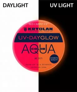 Kryolan AQUACOLOR UV-Dayglow - Water Based Face & Body Paint