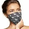 Pebbles Of Leeds Face Masks Pebbles Handmade Pleated Cotton Face Mask - Scottie Grey