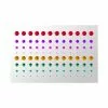 Smiffy's Make-up FX 100 Self-adhesive Face Gems - Multicolour Glitter