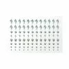 Smiffy's Glitter Make-up FX 100 Self-adhesive Face Gems - Silver/Clear