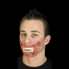 Woochie Latex Prosthetic Stapled Mouth Prosthetics