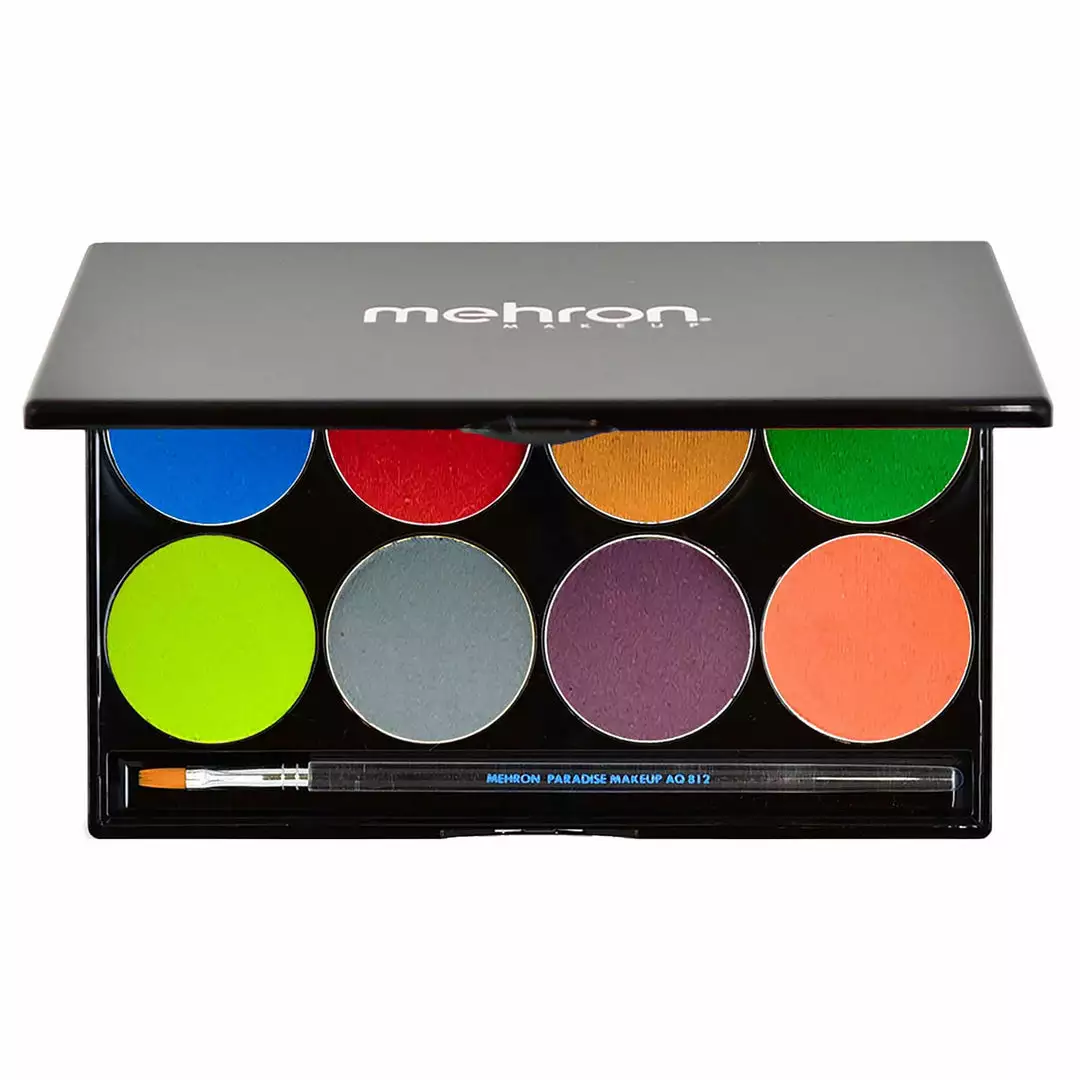 Mehron Paradise AQ Face & Body Paint Palette - Tropical