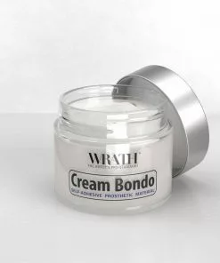 Prosthetic & Silicone Adhesive WRATH Cream Bondo - Clear Prosthetic Material