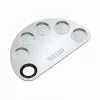 Blending Palettes & Plates WRATH Stainless Steel Semicircle Indented Palette
