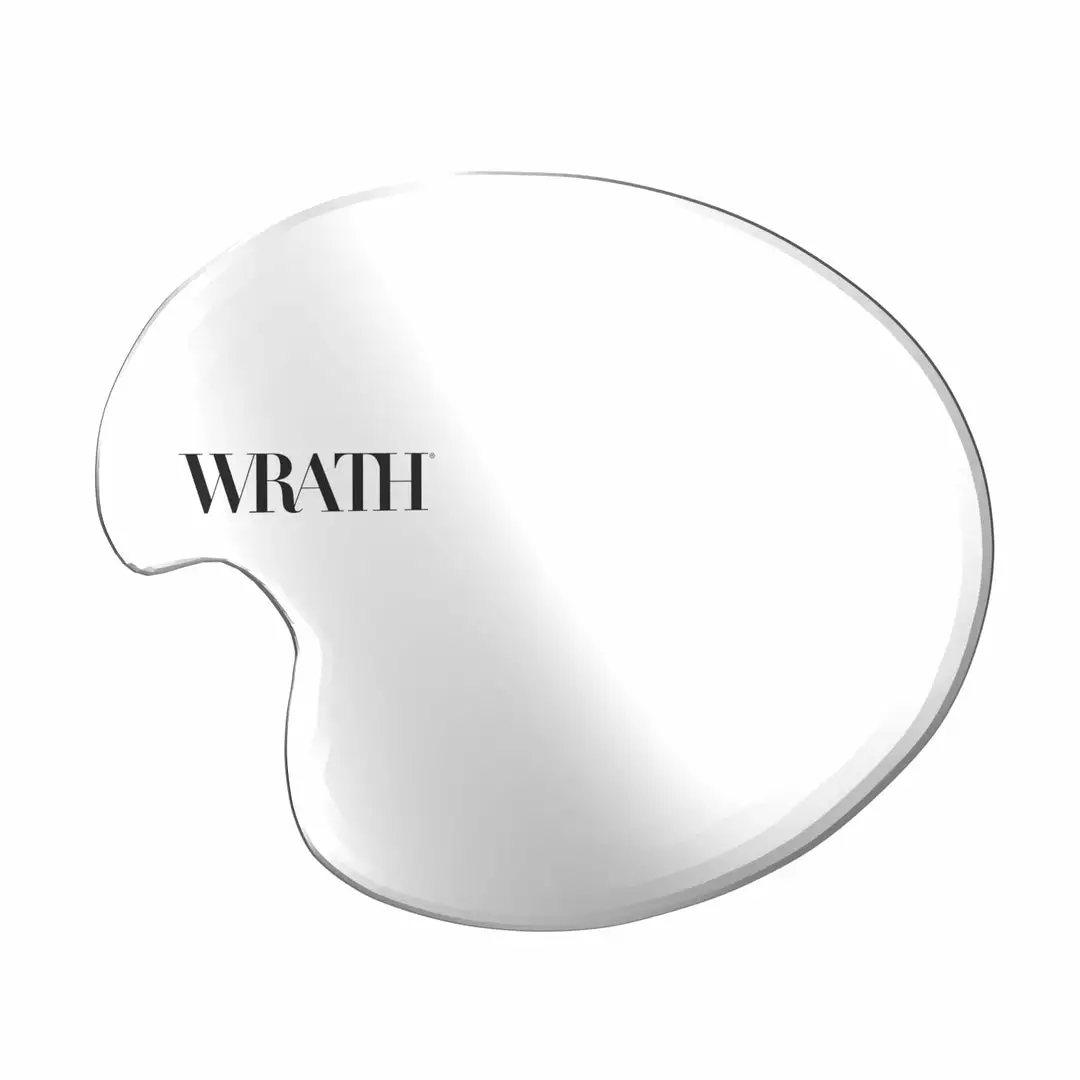WRATH Stainless Steel Contoured Blending Palette Blending Palettes & Plates